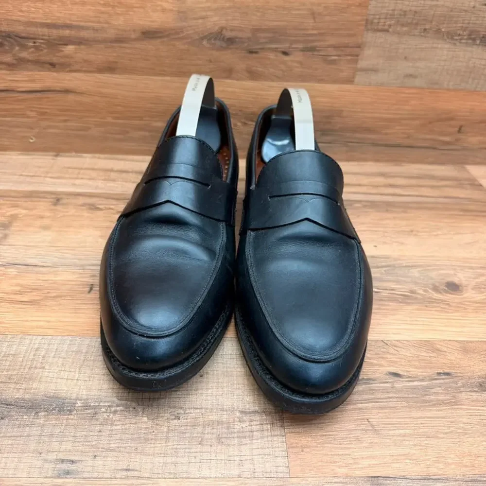 Brooks Brothers Men's Size 8.5E Penny Loafer Slip On Black Dress Shoe